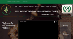 Desktop Screenshot of gecopbaptistchurch.com